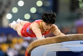 (SP)QATAR-DOHA-FIG-GYMNASTICS-WORLD CUP-MEN'S VAULT