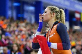 (SP)NETHERLANDS-HEERENVEEN-WORLD SPEED SKATING CHAMPIONSHIPS-1000M WOMEN