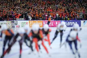 (SP)NETHERLANDS-HEERENVEEN-WORLD SPEED SKATING CHAMPIONSHIPS-MASS START WOMEN