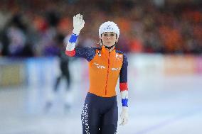 (SP)NETHERLANDS-HEERENVEEN-WORLD SPEED SKATING CHAMPIONSHIPS-MASS START WOMEN