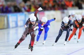 (SP)NETHERLANDS-HEERENVEEN-WORLD SPEED SKATING CHAMPIONSHIPS-MASS START WOMEN