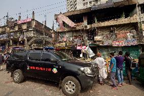 BANGLADESH-DHAKA-OFFICE EXPLOSION