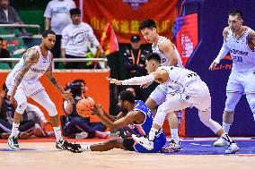 (SP)CHINA-JINAN-BASKETBALL-CBA LEAGUE-SHANDONG VS SICHUAN (CN)