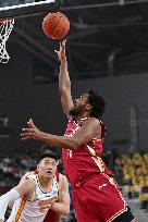 (SP)CHINA-TAIYUAN-BASKETBALL-CBA LEAGUE-SHANXI VS ZHEJIANG(CN)