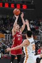 (SP)CHINA-TAIYUAN-BASKETBALL-CBA LEAGUE-SHANXI VS ZHEJIANG(CN)