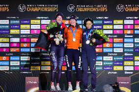 (SP)THE NETHERLANDS-HEERENVEEN-WORLD SPEED SKATING CHAMPIONSHIPS-WOMEN'S 1500M