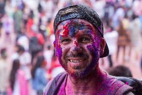 NEPAL-LALITPUR-HOLI FESTIVAL CELEBRATION