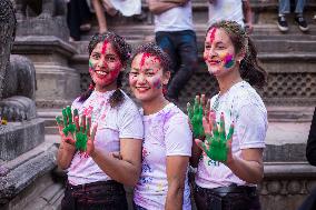 NEPAL-LALITPUR-HOLI FESTIVAL CELEBRATION