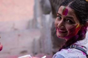 NEPAL-LALITPUR-HOLI FESTIVAL CELEBRATION