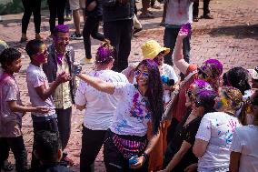 NEPAL-LALITPUR-HOLI FESTIVAL CELEBRATION