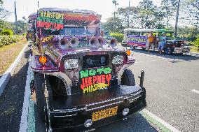 PHILIPPINES-QUEZON CITY-TRANSPORT STRIKE-JEEPNEY PHASEOUT