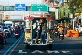 PHILIPPINES-QUEZON CITY-TRANSPORT STRIKE-JEEPNEY PHASEOUT