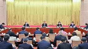 (TWO SESSIONS)CHINA-ZHAO LEJI-CPPCC-GROUP MEETING (CN)