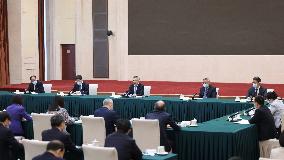 (TWO SESSIONS)CHINA-LI XI-CPPCC-GROUP MEETING (CN)