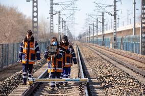 CHINA-HEILONGJIANG-RAILWAY-FEMALE INSPECTORS (CN)