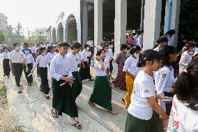 MYANMAR-YANGON-MATRICULATION EXAM