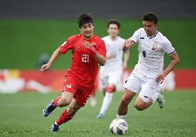 (SP)UZBEKISTAN-TASHKENT-FOOTBALL-U20 ASIAN CUP-CHN VS KGZ