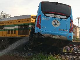 NIGERIA-LAGOS-TRAIN-BUS-COLLISION-DEATH TOLL