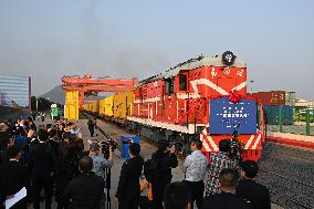 (ZhejiangPictorial)CHINA-YIWU-SPAIN-MADRID-FREIGHT TRAIN (CN)