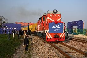 (ZhejiangPictorial)CHINA-YIWU-SPAIN-MADRID-FREIGHT TRAIN (CN)