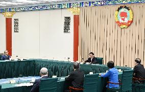 (TWO SESSIONS)CHINA-BEIJING-CPPCC-PRESIDIUM-EXECUTIVE CHAIRPERSONS-MEETING (CN)