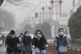 Yellow dust in Beijing