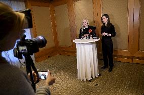 Finnish Ministers during press conference