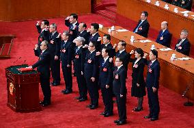 (TWO SESSIONS)CHINA-BEIJING-NPC-STANDING COMMITTEE-CONSTITUTION-PLEDGING ALLEGIANCE (CN)