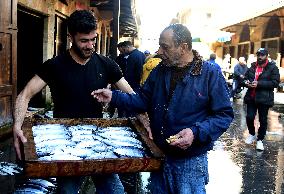 SYRIA-BANIYAS-FISH MARKET