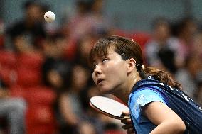 (SP)SINGAPORE-TABLE TENNIS-WTT-WOMEN'S SINGLES