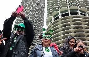 U.S.-CHICAGO-ST. PATRICK'S DAY-CELEBRATION