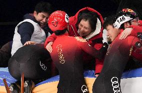 (SP)SOUTH KOREA-SEOUL-ISU-WORLD SHORT TRACK SPEED SKATING CHAMPIONSHIPS-MEN'S 5000M RELAY