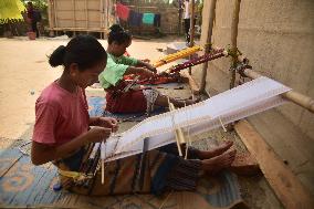 INDIA-ASSAM-TRADITIONAL WEAVING