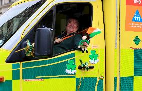 BRITAIN-LONDON-ST. PATRICK'S DAY-PARADE