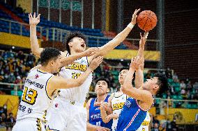 (SP)CHINA-ZHUJI-BASKETBALL-CBA LEAGUE-ZHEJIANG VS TIANJIN (CN)