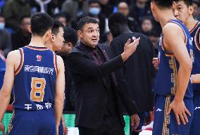 (SP)CHINA-QINGDAO-BASKETBALL-CBA LEAGUE-QINGDAO VS NANJING (CN)