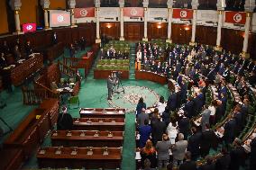 TUNISIA-TUNIS-NEW PARLIAMENT-FIRST SESSION