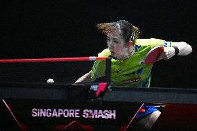 (SP)SINGAPORE-TABLE TENNIS-WTT-WOMEN'S SINGLES