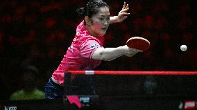 (SP)SINGAPORE-TABLE TENNIS-WTT-WOMEN'S SINGLES