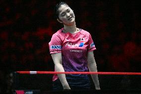 (SP)SINGAPORE-TABLE TENNIS-WTT-WOMEN'S SINGLES