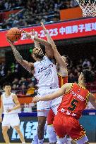 (SP)CHINA-JINAN-BASKETBALL-CBA LEAGUE-SHANDONG VS JILIN (CN)