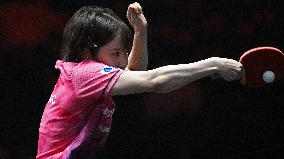 (SP)SINGAPORE-TABLE TENNIS-WTT-WOMEN'S SINGLES