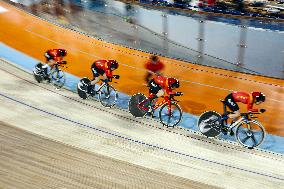 (SP)EGYPT-CAIRO-CYCLING-UCI TRACK NATIONS CUP-WOMEN'S TEAM PURSUIT-QUALIFYING