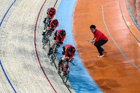 (SP)EGYPT-CAIRO-CYCLING-UCI TRACK NATIONS CUP-WOMEN'S TEAM PURSUIT-QUALIFYING