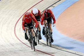 (SP)EGYPT-CAIRO-CYCLING-UCI TRACK NATIONS CUP-WOMEN'S TEAM SPRINT-FINALS