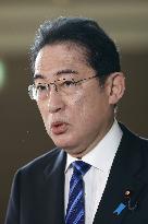 Japan PM Kishida after N. Korea's ICBM test
