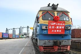 CHINA-BEIJING-MOSCOW-FREIGHT TRAIN-DEPARTURE (CN)