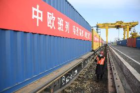 CHINA-BEIJING-MOSCOW-FREIGHT TRAIN-DEPARTURE (CN)