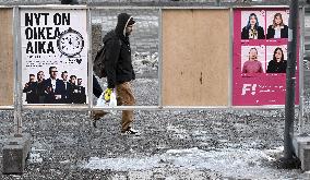 FINLAND - PARLIAMENTARY ELECTIONS - POSTERS