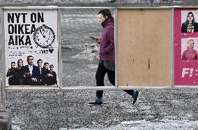 FINLAND - PARLIAMENTARY ELECTIONS - POSTERS